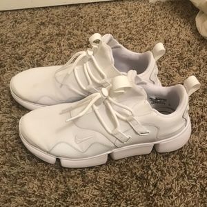 All white Nike Pocketknifes!